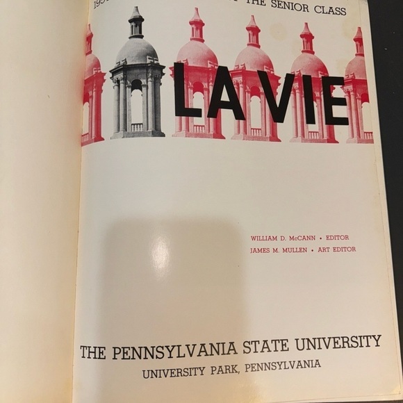 1957 LA VIE Pennsylvania State University Yearbook vintage - Picture 12 of 16